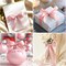 Pink Satin Ribbon 1 1/2 Inch Pink Ribbon 50 Yards Polyester Fabric Ribbon